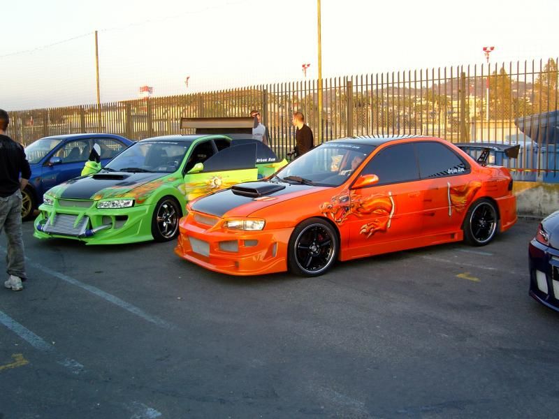 Voitures de course Comme dans Fast and Furious